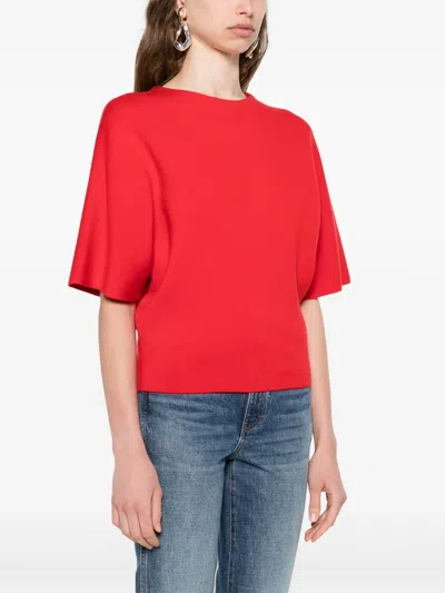 Khaite Warren Top In Red