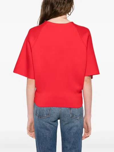 Khaite Warren Top In Red
