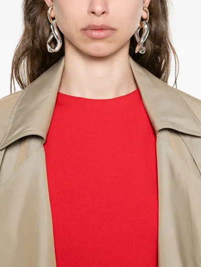 Khaite Warren Top In Red
