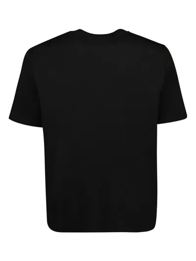 Moncler Logo-appliqué T-shirt In Black
