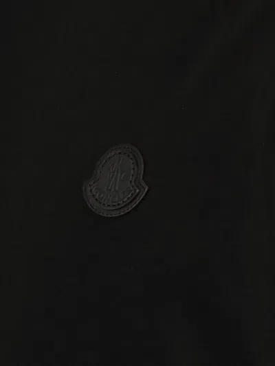 Moncler Logo-appliqué T-shirt In Black