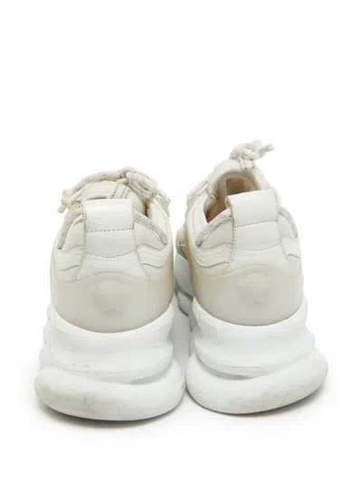 Pre-owned Versace Chunky Sneakers In White