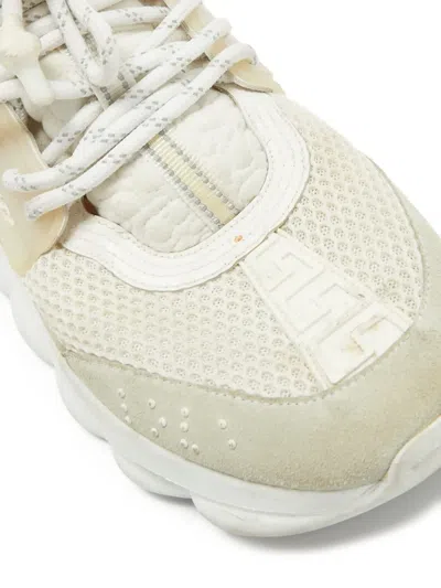 Pre-owned Versace Chunky Sneakers In White