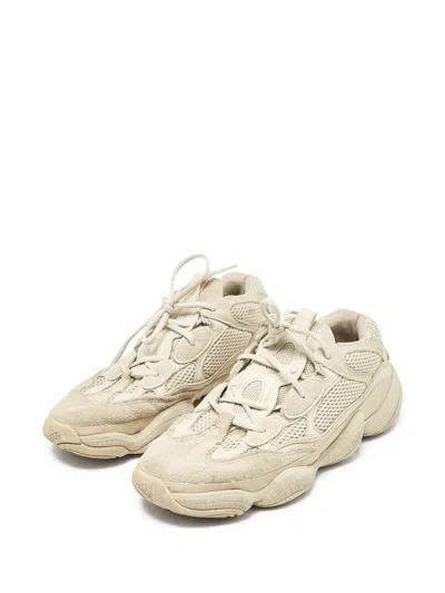 Pre-owned Adidas Originals  500 Mesh-panelled Sneakers In Neutral