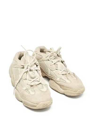 Pre-owned Adidas Originals  500 Mesh-panelled Sneakers In Neutral