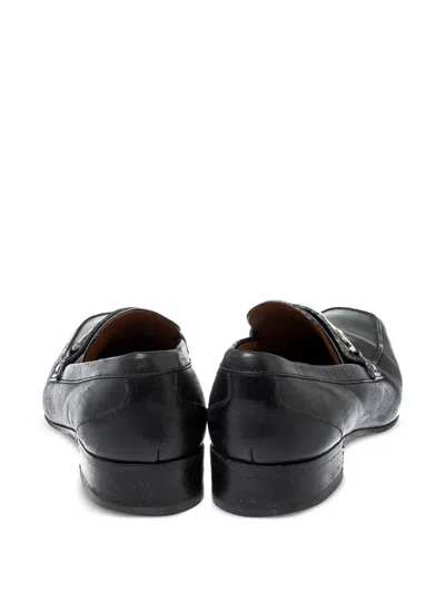 Pre-owned Gucci Horsebit Loafers In Black