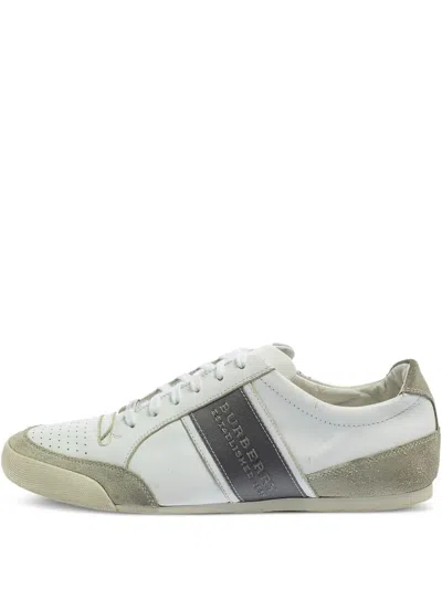 Pre-owned Burberry Reeth Sneakers In White