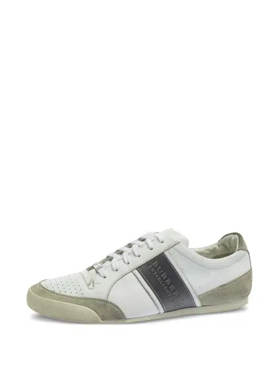 Pre-owned Burberry Reeth Sneakers In White