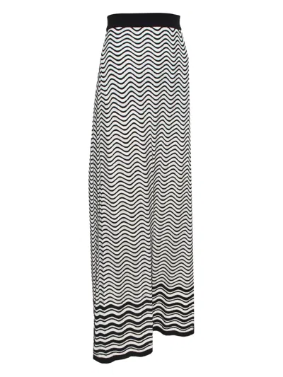 Pre-owned Missoni Wave-print High-rise Skirt