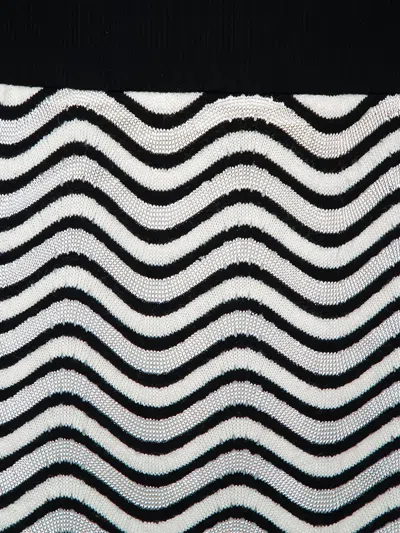 Pre-owned Missoni Wave-print High-rise Skirt