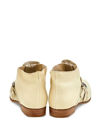Pre-owned Miu Miu Double-buckle Ankle Boots