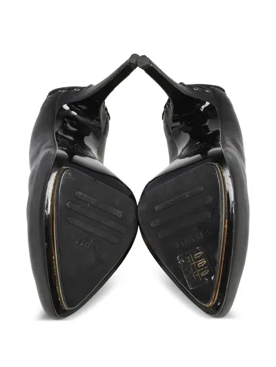 Pre-owned Le Silla  130mm Embellished Stiletto Pumps In Black