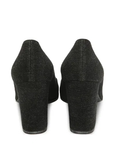 Pre-owned Dolce & Gabbana 95mm Leather Block-heel Pumps