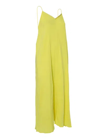 Pre-owned Zadig & Voltaire  Harriet Midi Dress In Yellow