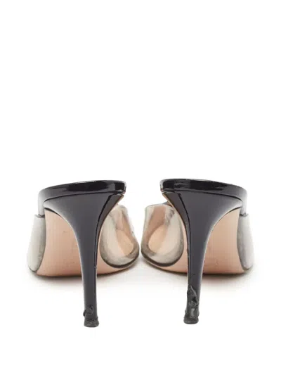 Pre-owned Gianvito Rossi 85mm Plexi Mules