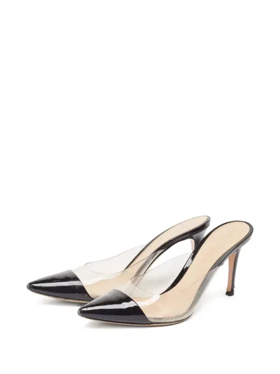 Pre-owned Gianvito Rossi 85mm Plexi Mules