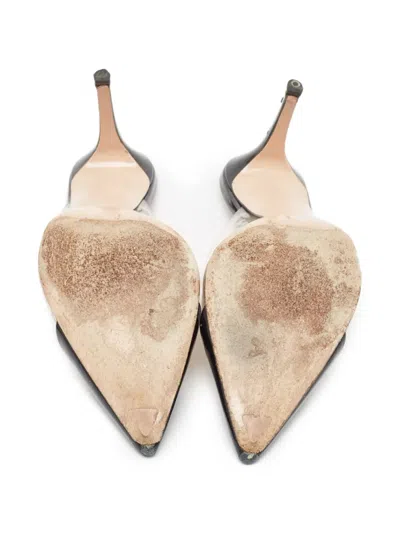 Pre-owned Gianvito Rossi 85mm Plexi Mules