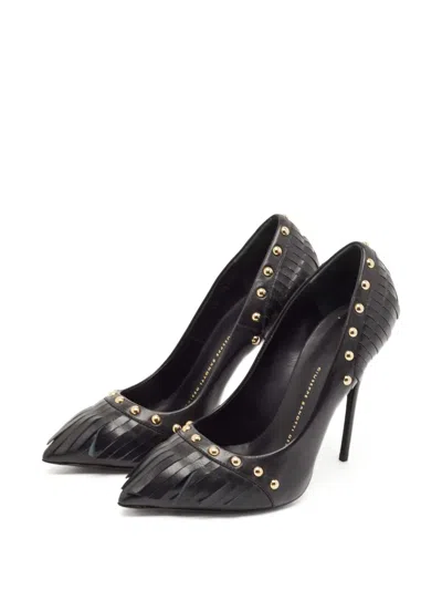 Pre-owned Giuseppe Zanotti  120mm Stud-embellished Pointed-toe Pumps