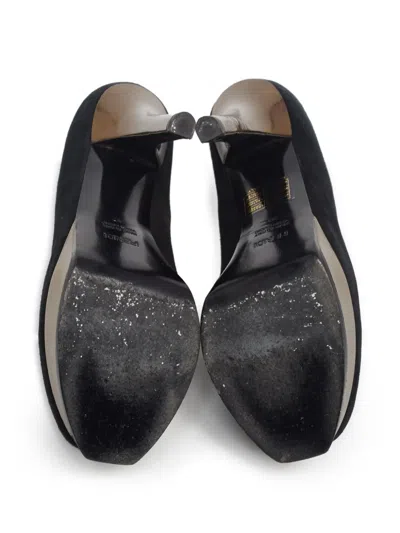 Pre-owned Fendi 130mm Sta Platform Pumps