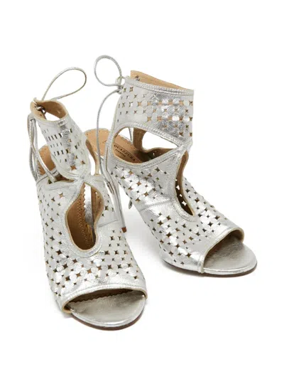 Pre-owned Aquazzura 115mm Sexy Thing Cut-out Sandals
