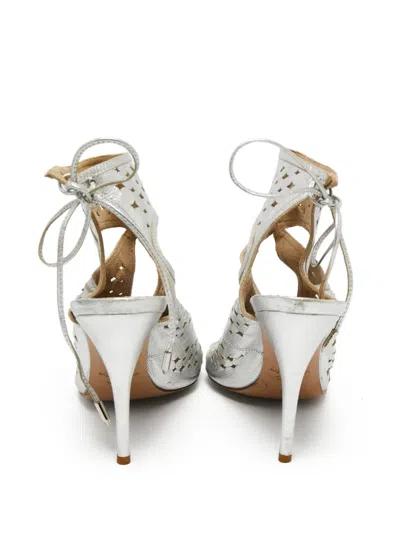Pre-owned Aquazzura 115mm Sexy Thing Cut-out Sandals