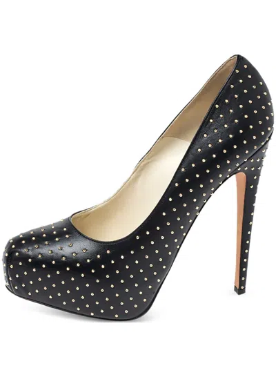 Pre-owned Brian Atwood Stud-embellished Pumps In Black