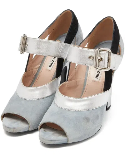 Pre-owned Miu Miu 110mm Suede Pumps