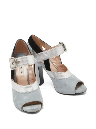 Pre-owned Miu Miu 110mm Suede Pumps