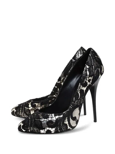 Pre-owned Giuseppe Zanotti Vintage  115mm Stiletto Pumps In Silver