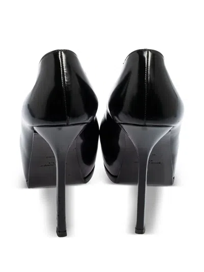 Pre-owned Saint Laurent Leather Heeled Pumps In Black