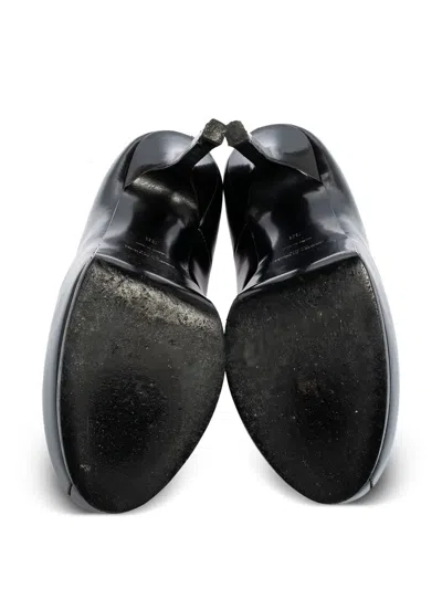 Pre-owned Saint Laurent Leather Heeled Pumps In Black