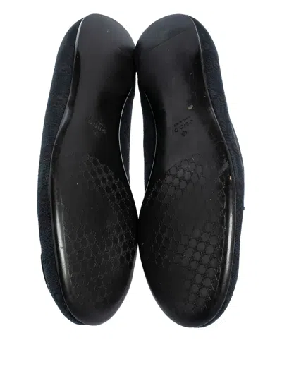 Pre-owned Gucci Gg Canvas Ballet Flats