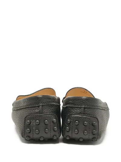 Pre-owned Tod's Vintage Leather Loafers In Black