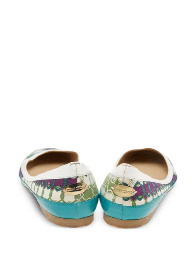 Pre-owned Jimmy Choo Patterned Ballet Flats