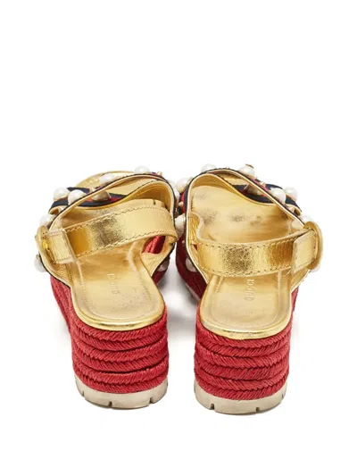 Pre-owned Gucci 60mm Stud-embellished Sandals