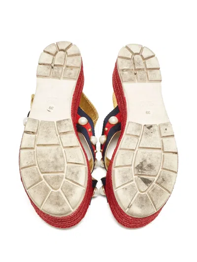 Pre-owned Gucci 60mm Stud-embellished Sandals