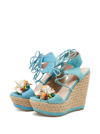 Pre-owned Stuart Weitzman  Wedge Sandals