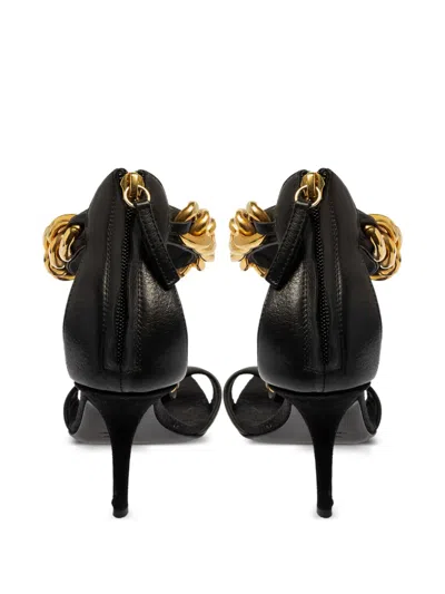 Pre-owned Giuseppe Zanotti Vintage  65mm Elsie Sandals In Black