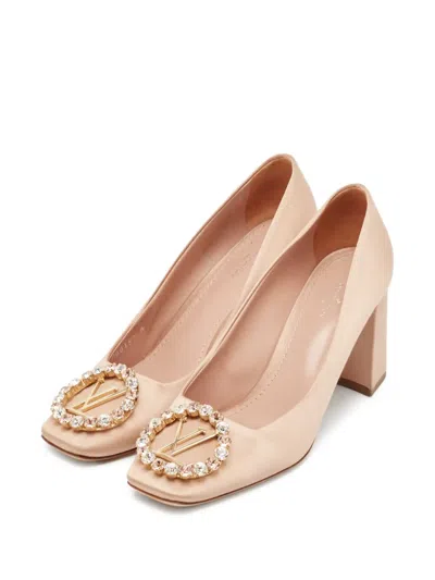 Pre-owned Louis Vuitton Madeleine Block-heel Pumps