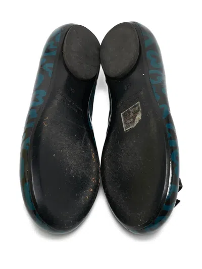 Pre-owned Marc Jacobs Vintage Heart-print Ballet Flats