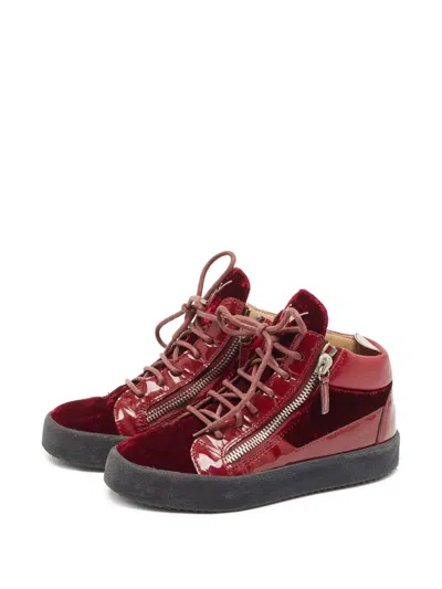 Pre-owned Giuseppe Zanotti  Patent Zip-up Sneakers