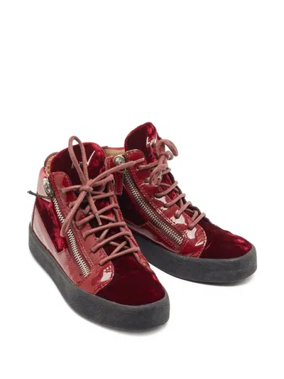 Pre-owned Giuseppe Zanotti  Patent Zip-up Sneakers