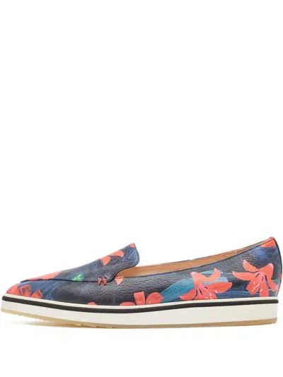 Pre-owned Nicholas Kirkwood  Floral-print Loafers In Blue