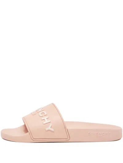 Pre-owned Givenchy Logo-print Slides