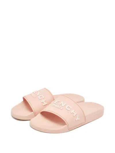 Pre-owned Givenchy Logo-print Slides