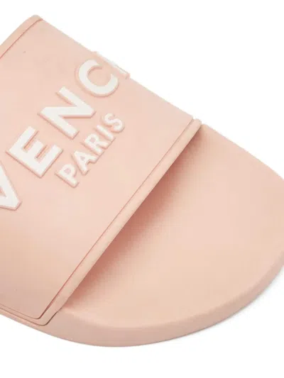 Pre-owned Givenchy Logo-print Slides