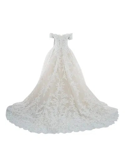 Pre-owned Zuhair Murad  Lace-embroidered Bridal Gown
