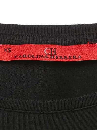 Pre-owned Carolina Herrera Vintage  Sequin-embellished T-shirt