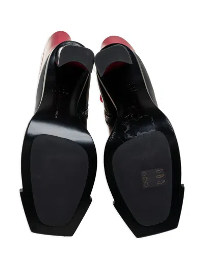 Pre-owned Alexander Mcqueen 105mm Colour-block Ankle Boots