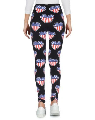 Shop Love Moschino Leggings In 黑色